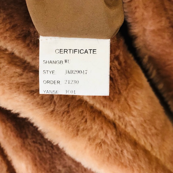 btq Bazhane wool/alpaca blend Teddy double breast coat size US M Ukraine size 46 - Picture 8 of 12